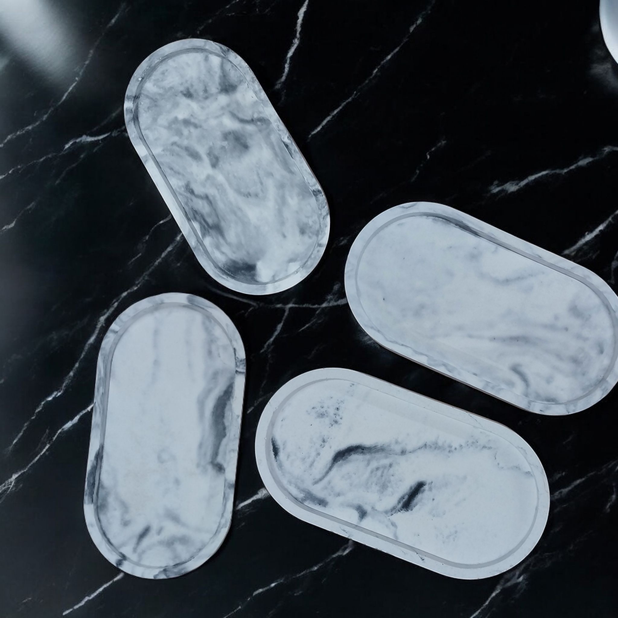 Bandeja Oval Marmol - Imagen 2